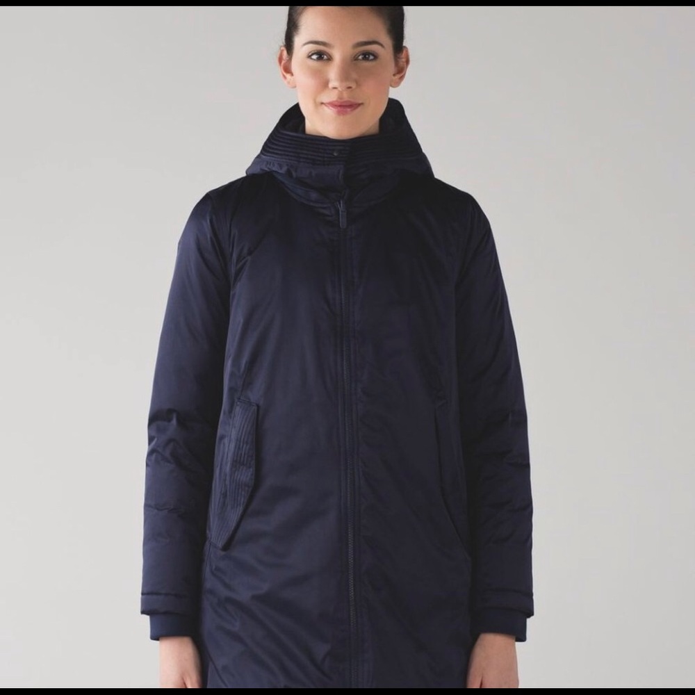 Lululemon reversible No Shivers Coat women sz 10